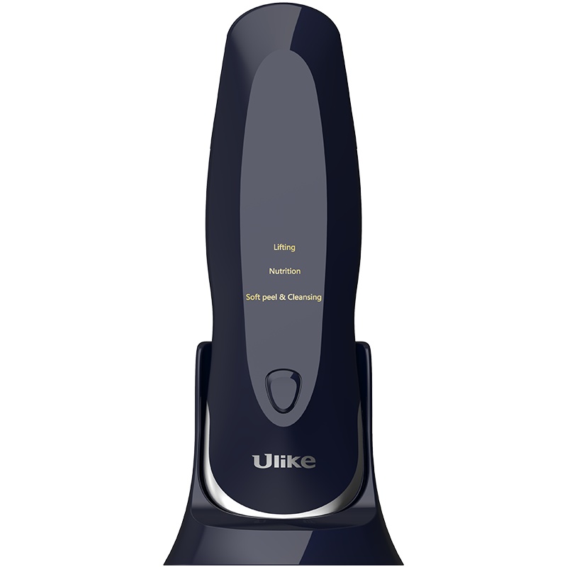 ulike 黑头铲 UF1001蓝金 24K金超声波 吸黑头仪器 清洁毛孔去黑头仪器 美容仪 洗脸仪 吸黑头仪器
