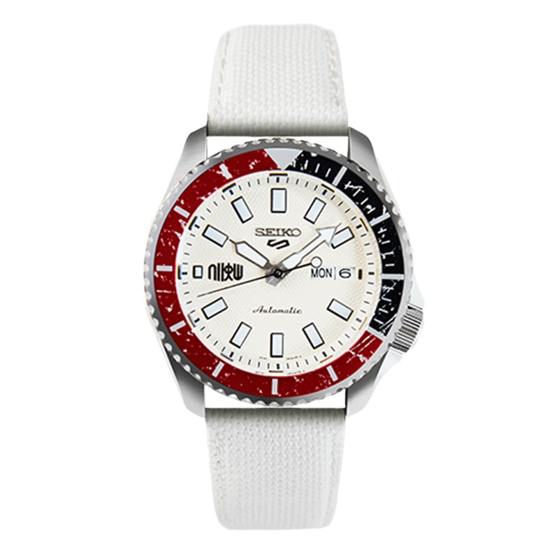 SEIKO精工手表男街头霸王联名款限量机械表男表限定款SRPF19K1