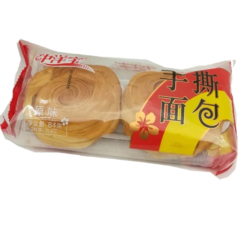 中洋宝手撕面包84g