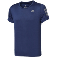 【自营】adidas阿迪达斯男子短袖T恤跑步健身透气运动服CE7264 L CE7264暗靛蓝S18