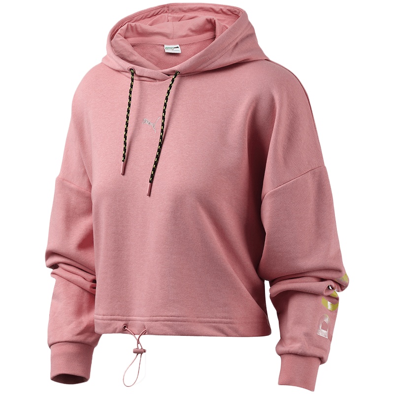 【自营】PUMA彪马女装跑步训练连帽休闲运动服卫衣套头衫595935