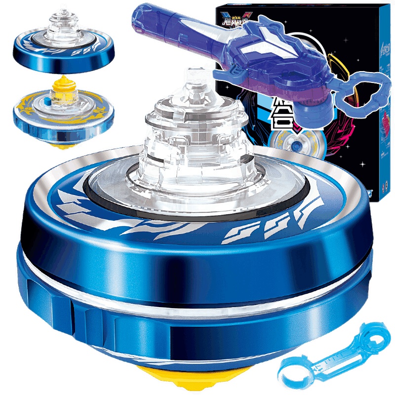 奥迪双钻飓风战魂陀螺合体双陀螺炫光加速版战神之翼烈破炎龙男孩玩具 炫光加速版 战神之翼