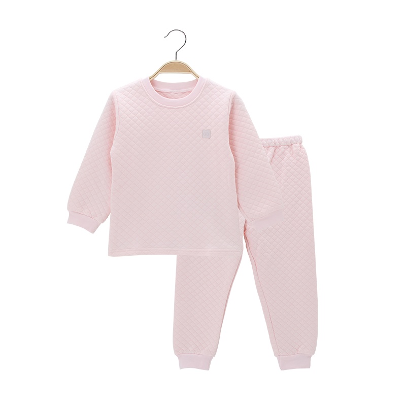 [100元2套]小马波迪婴儿衣服套装春秋宝宝秋衣裤保暖内衣夹棉女童秋装儿童男睡衣秋冬