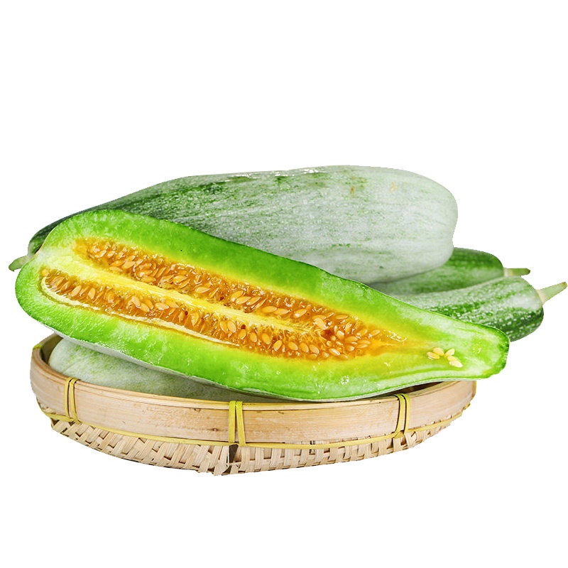 山东羊角蜜瓜甜瓜4.5-5斤 约4-8根新鲜当季现摘现发水果香瓜绿香瓜蜜瓜脆甜水果
