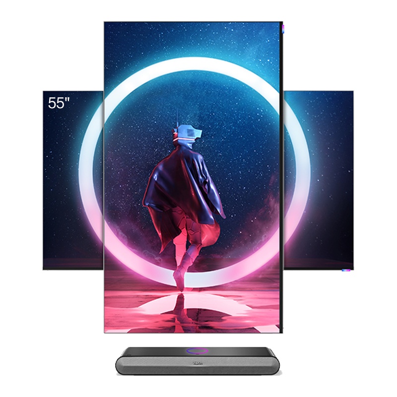 海信Vidda 55V5F 55英寸 4K超高清 HDR 旋转竖屏 智能远场语音 MEMC防抖液晶平板电视