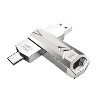 大迈 128GB Type-c USB3.0 U盘 法师PD098系列 安卓手机扩容电脑优盘两用车载高速u盘