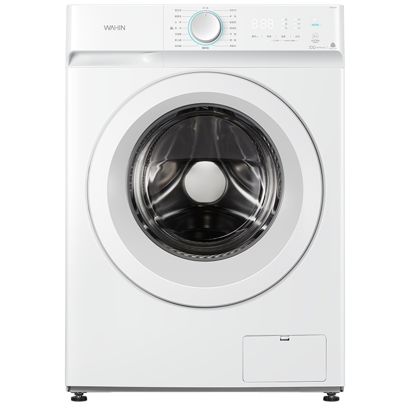 华凌10公斤全自动变频除滚筒洗脱一体洗衣机 99.9%双温除菌 降噪夜间洗 极地白 HG100X1