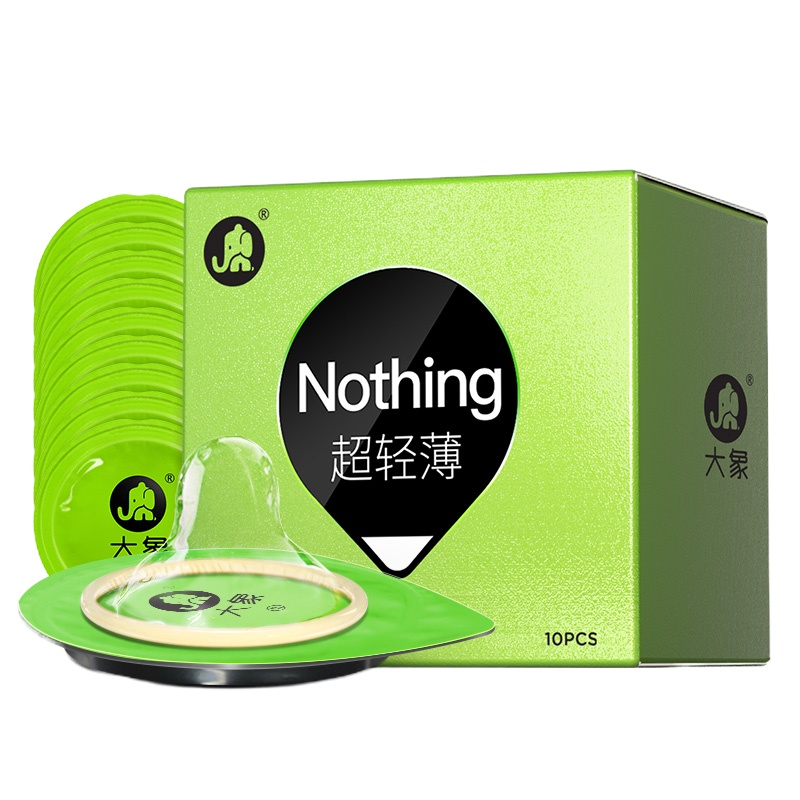 大象避孕套情趣超薄润滑003安全套 幻薄女生35只装 计生用品