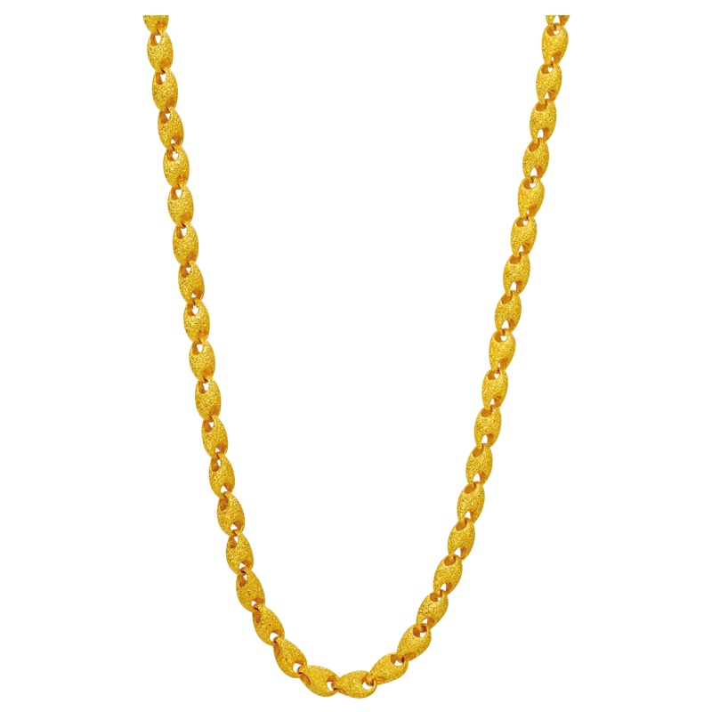 周大福珠宝首饰足金金项链素链计价（工费：598）F147214