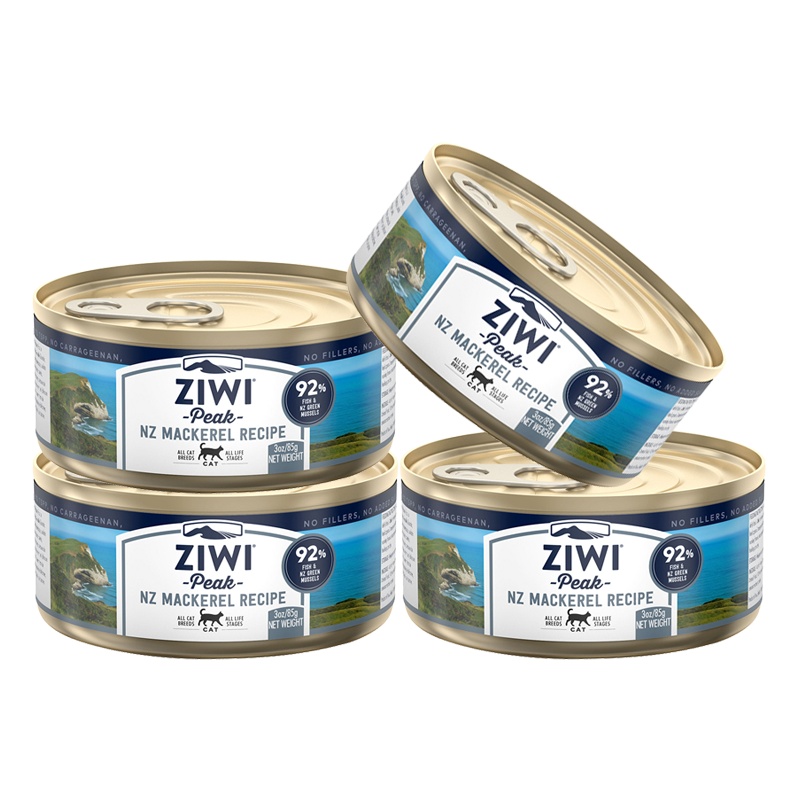 滋益巅峰 Ziwi Peak 马鲛鱼配方猫罐头85g*4罐
