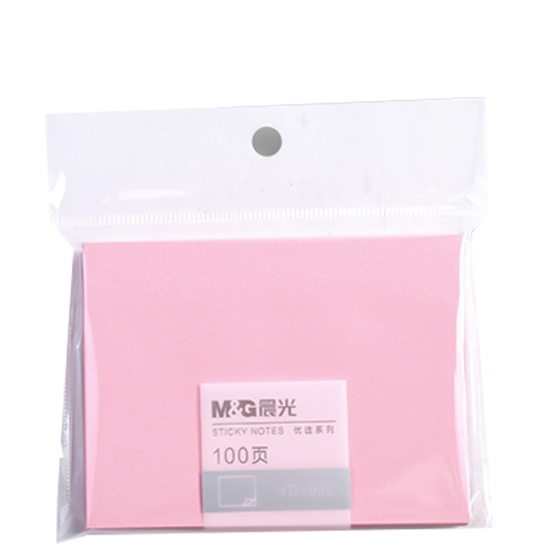 晨光(M&G)YD-932彩色自粘便利贴76*102mm12包装100页/包 标签贴优事贴 书签贴留言贴告示贴 记事贴