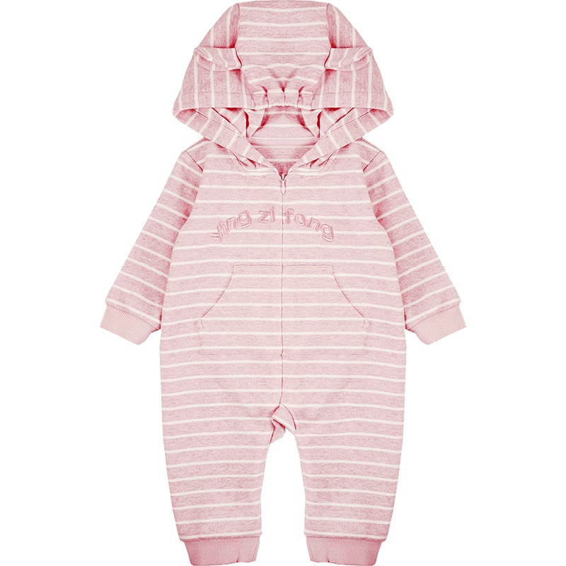 中性婴幼儿外出连体衣