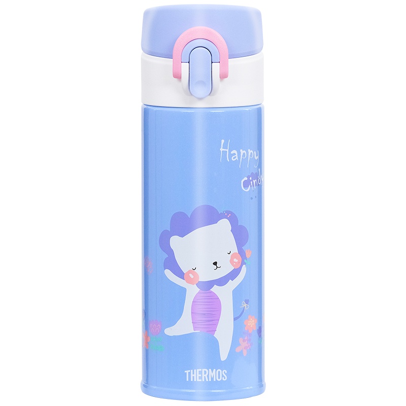 膳魔师(THERMOS)保温杯JNI-303高真空保温杯304不锈钢JNI卡通造型可爱便携直身杯防漏