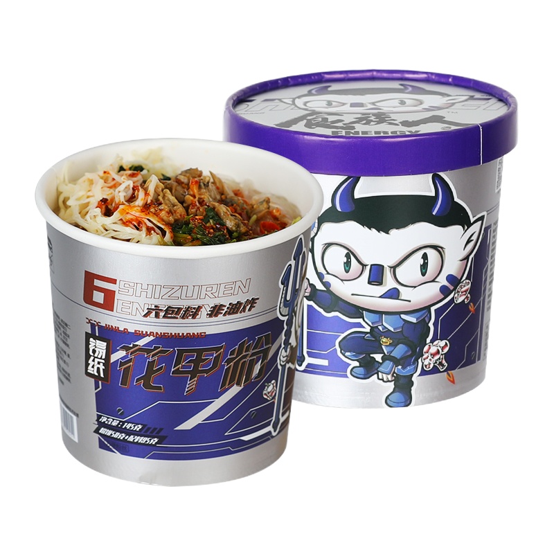 食族人锡纸花甲粉145g*3桶