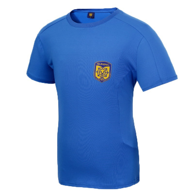 江苏苏宁足球俱乐部 男士官方运动T恤-蓝色