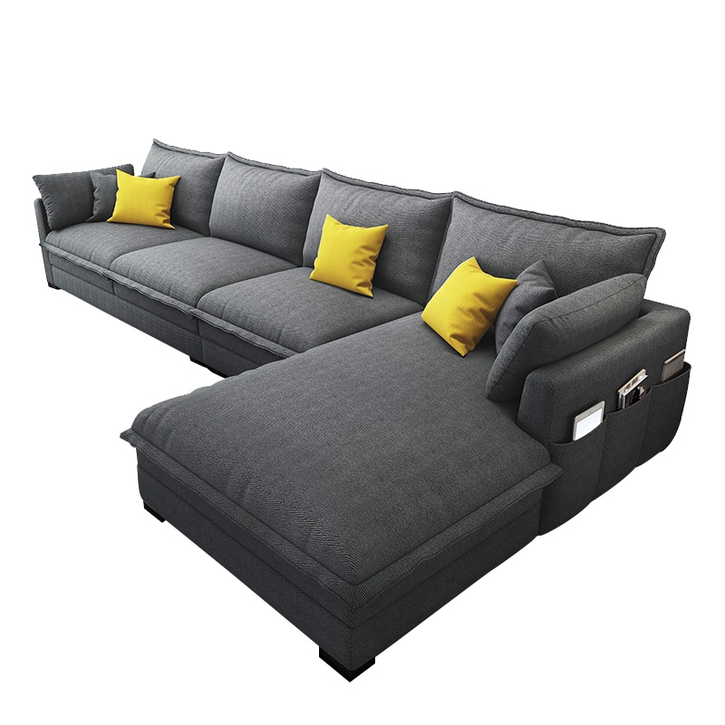 佐特家具 沙发布艺沙发组合 客厅整装简约现代布沙发可拆洗布艺沙发组合