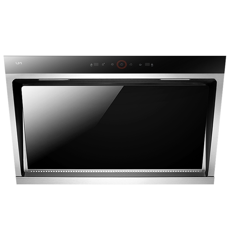 优盟D808V油烟机21m³抽油烟机侧吸式家用厨房吸排抽油烟机大吸力烟机自动