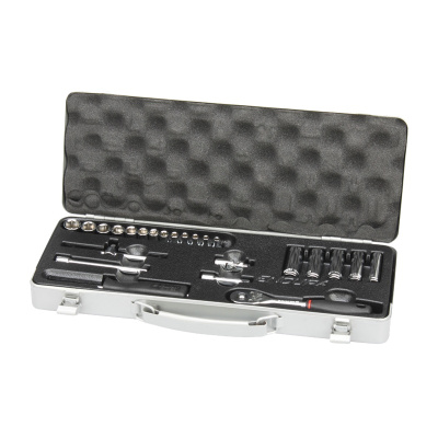 力易得 24件6.3mm系列套筒维修工具手动工具组套E1229 1套(货期3-5天)
