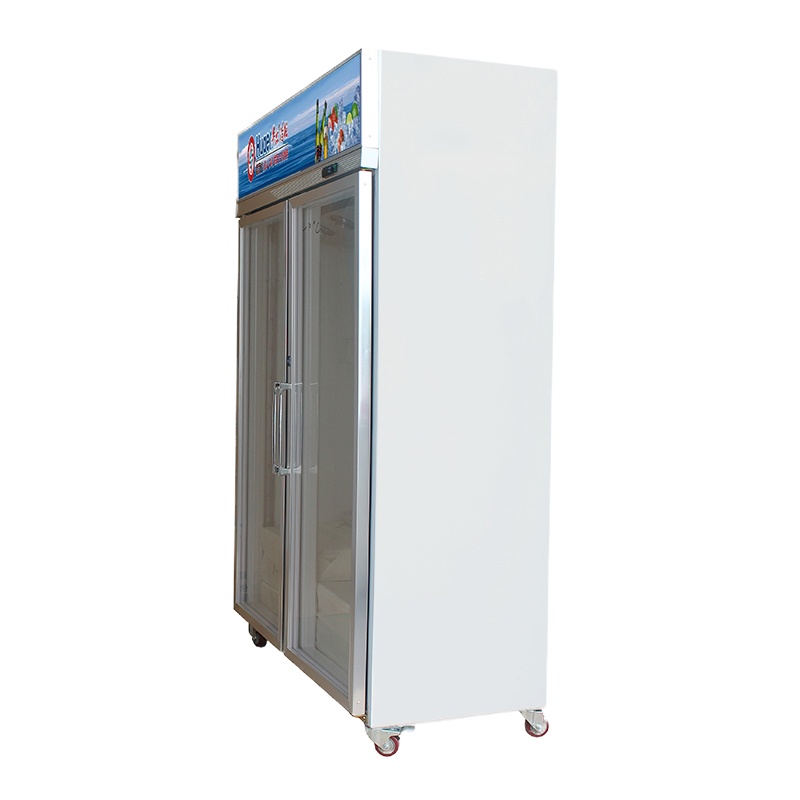 华尔(Huaer) 双门冷藏展示柜一体机立式冷藏柜商用便利店水果保鲜柜冷饮柜1510*800*2170mm（单位：台）