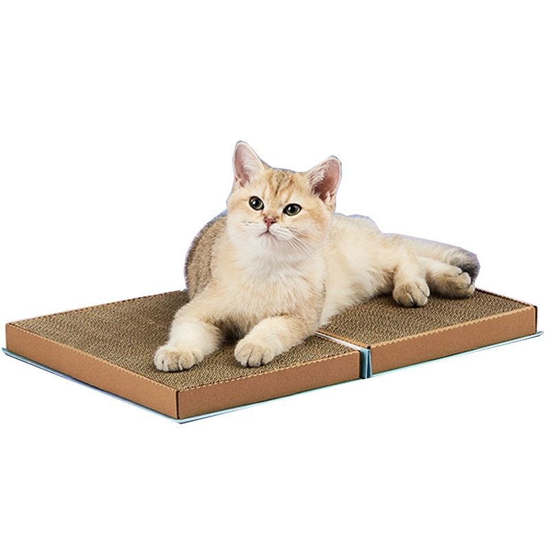 小佩猫基百科猫抓板梦幻蔚蓝收纳携带方便猫玩具粉磨爪器瓦楞纸猫窝垫猫爪板猫玩具猫咪用品