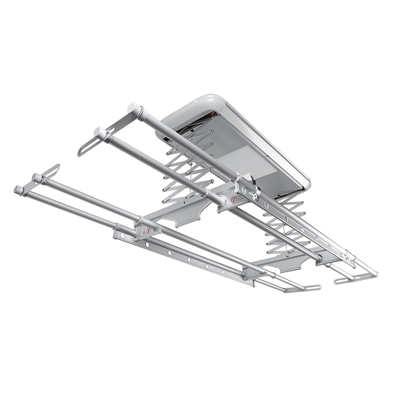 奥普电动晾衣架升降四杆式智能遥控伸缩阳台室内外晒被晾衣机6080BG银