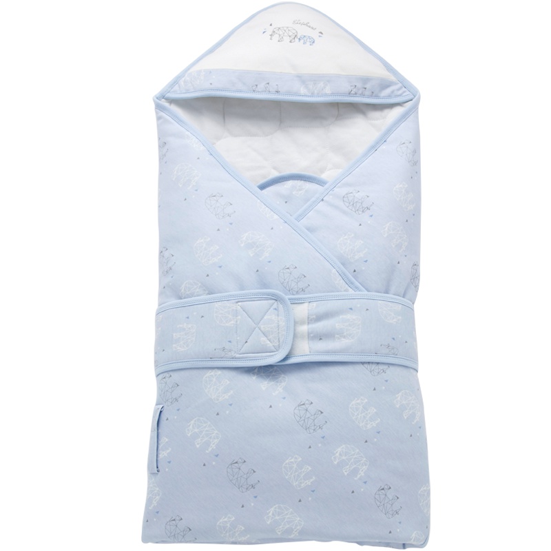 欧孕婴儿抱被新生儿春秋四季加厚保暖宝宝抱毯外出初生儿