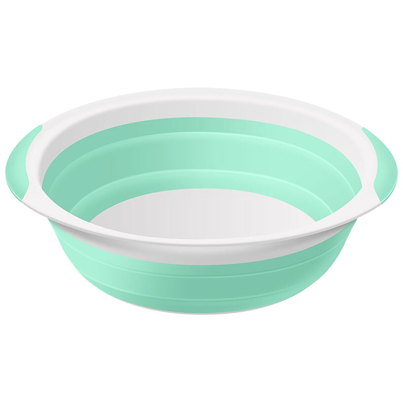 世纪宝贝(babyhood)婴儿折叠脸盆 BH-708 绿色