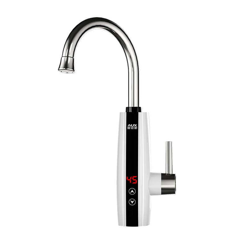 奥克斯(AUX)即热式电热水龙头厨房小厨宝下进水款数码温显变频恒温 ST2X3白色