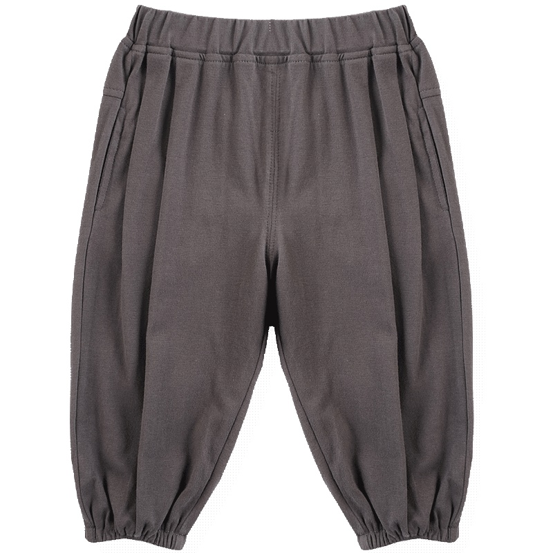 婴姿坊春季纯色百搭运动休闲长裤 灯笼裤