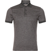 Zegna 杰尼亚 男士100%桑蚕丝短袖POLO衫 UG331 746