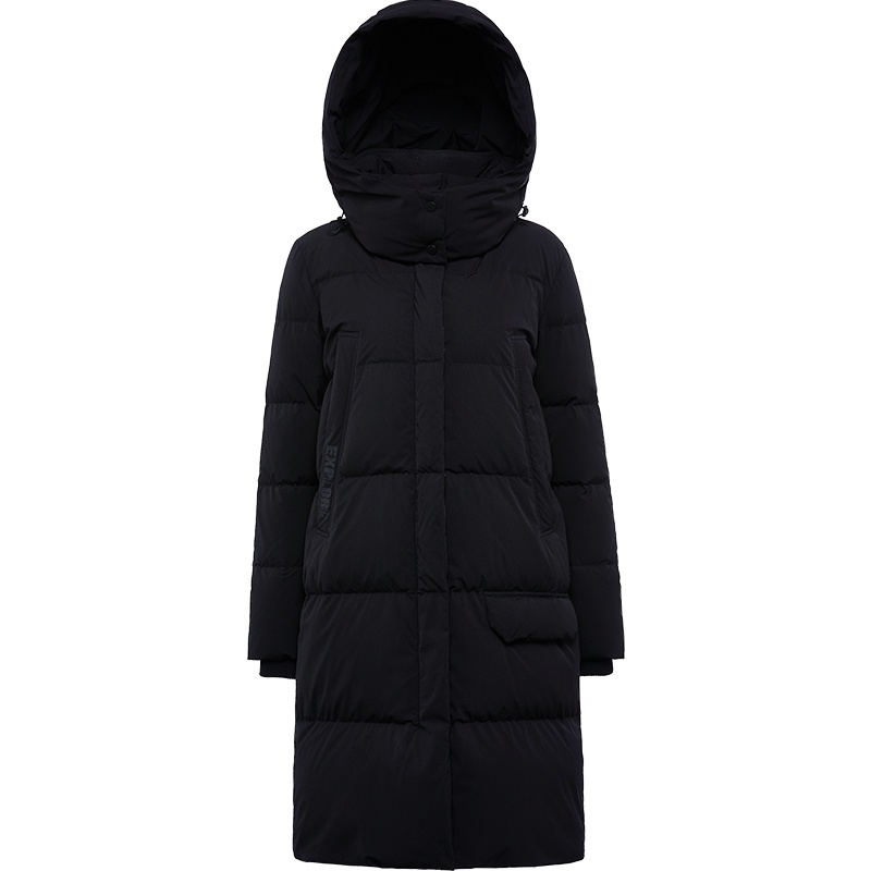 波司登羽绒服女中长款冬季连帽防寒厚外套修身时尚上衣
