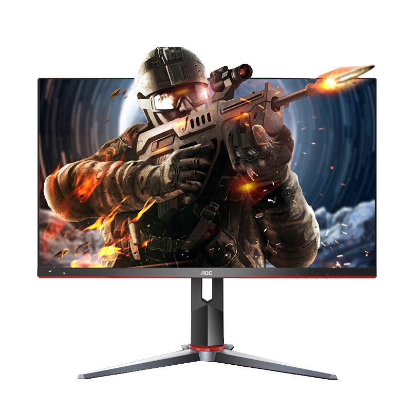 AOC 24G2 24英寸144Hz显示器IPS小金刚电竞1ms旋转升降电脑游戏吃鸡台式PS4屏幕