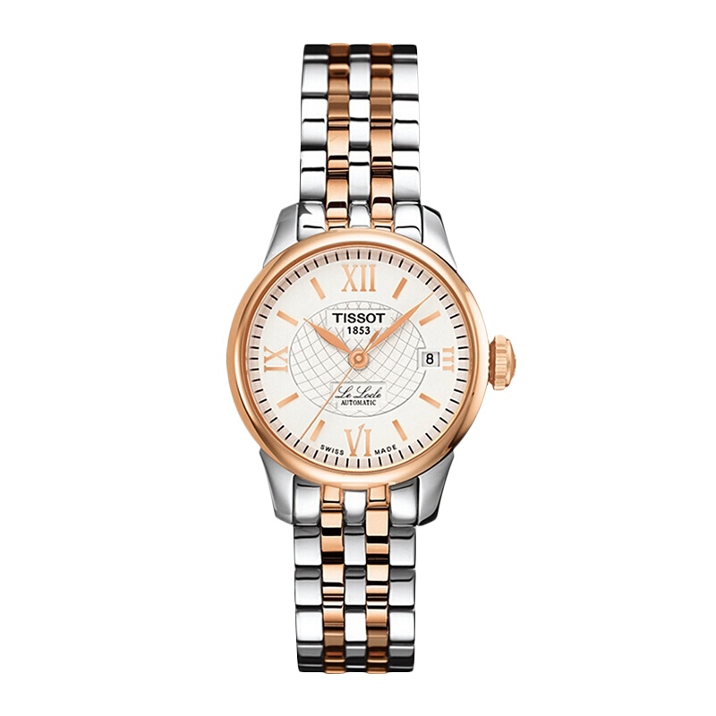 天梭(TISSOT) 力洛克系列独特网纹表盘机械表女表 T41.2.183.33