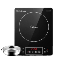 美的(Midea)电磁炉 C21-Simple103 8档火力 触控式 微晶面板 大线盘 电磁炉