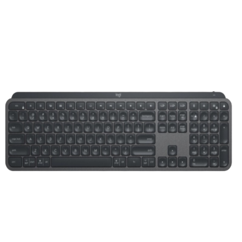 罗技(Logitech) MX Keys 键盘 无线蓝牙键盘 超薄 全尺寸 智能背光 深灰色