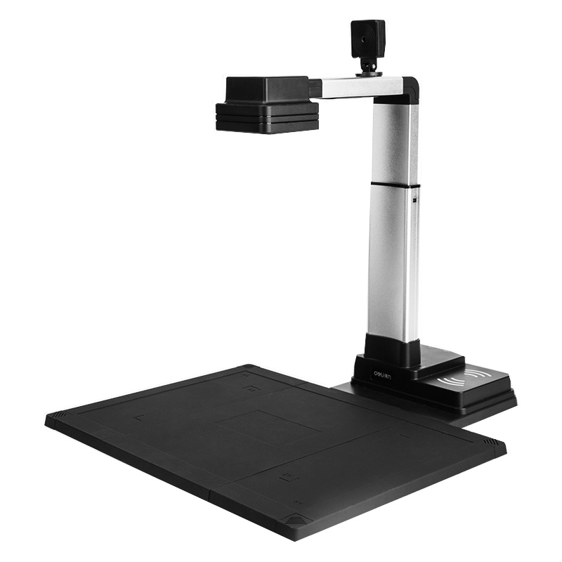 得力高拍仪15151高清高速扫描仪连续扫描1000万像素A3 A4扫描机文件文档拍照发票快递单证件带身份识别