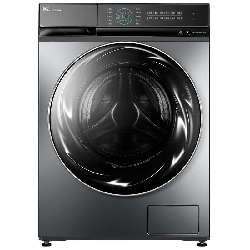 小天鹅(LittleSwan) 10公斤洗干一体机 滚筒洗烘一体 银离子除菌 智能家电 TD100VT808WMUADY