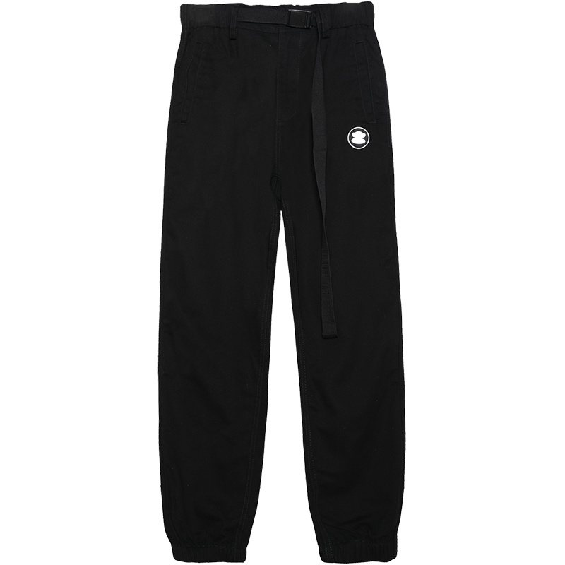 大嘴猴新款裤子男装休闲工装长裤百搭黑色小脚潮