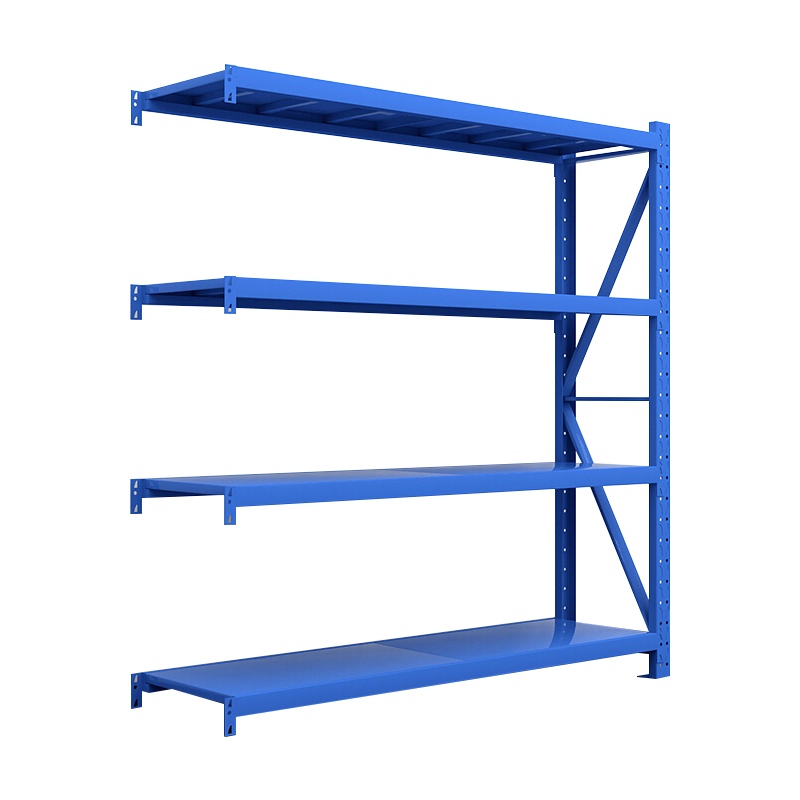 帅畅仓库仓储货架四层金属五金货架家用中型重型置物架展示架子200KG150*50*200