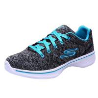 skechers斯凯奇GIRLS系列女童绑带休闲鞋 81146L-BKTL