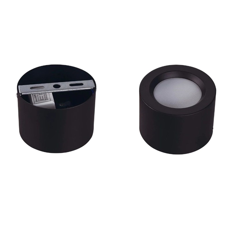 企采严选 东南 明装筒灯 4寸/12W/4000K 黑色 单位:个