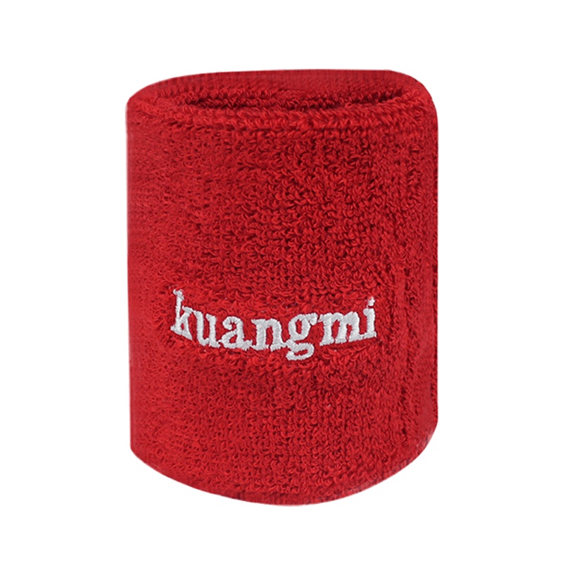狂迷吸汗擦汗防扭伤运动护腕（红色单只装）
