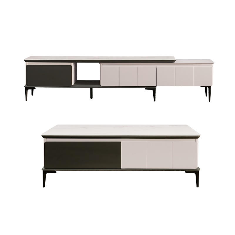 芝华仕玻璃茶几桌客厅电视柜家用组合轻奢现代家具芝华士PT023