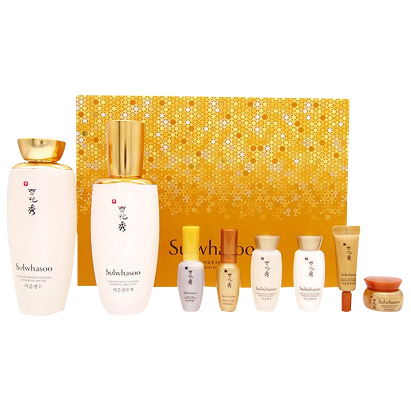[焕变新生水乳]Sulwhasoo 雪花秀 滋盈人参 水乳2件护肤套盒 修护滋润