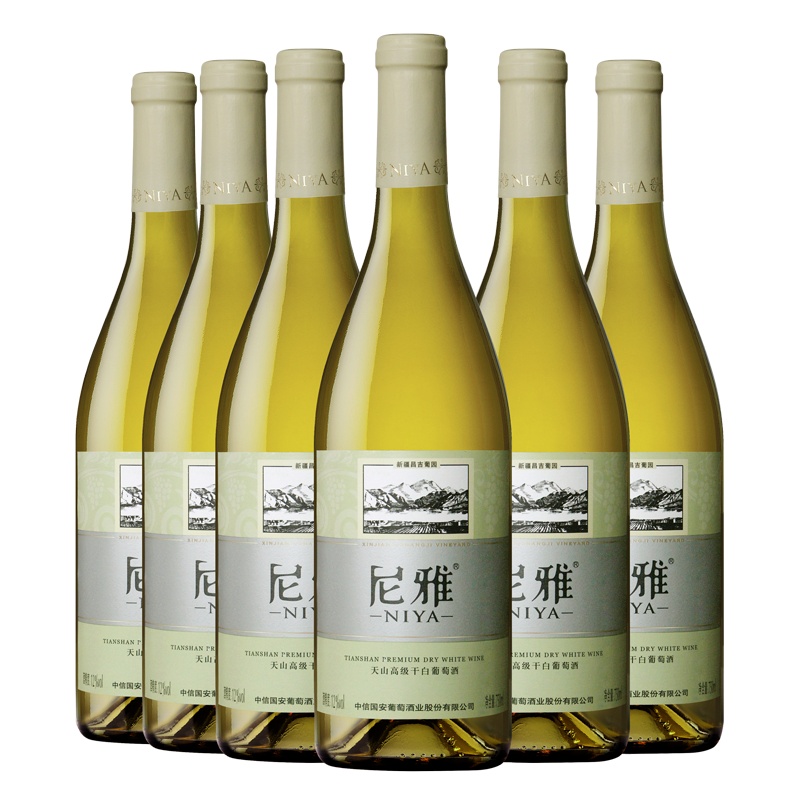 尼雅天山高级干白葡萄酒750ml*6整箱装
