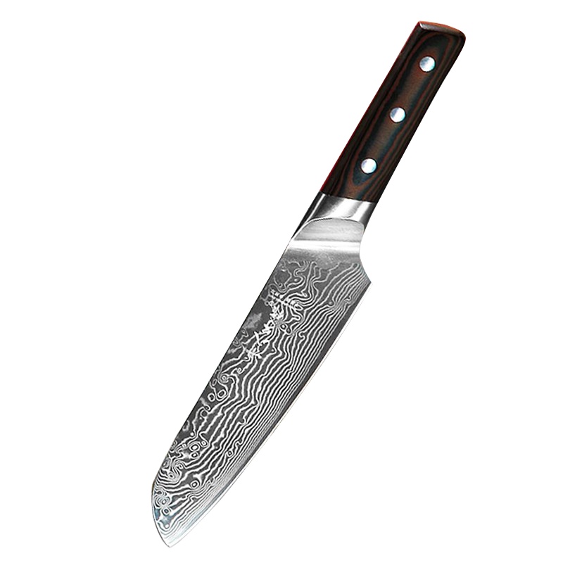 十八子作AS1602-C行云流水多用刀 家用厨师刀切片刀切肉熟食刀水果刀菜刀瓜果刀西式三德主厨刀不锈钢多功能刀阳江正品