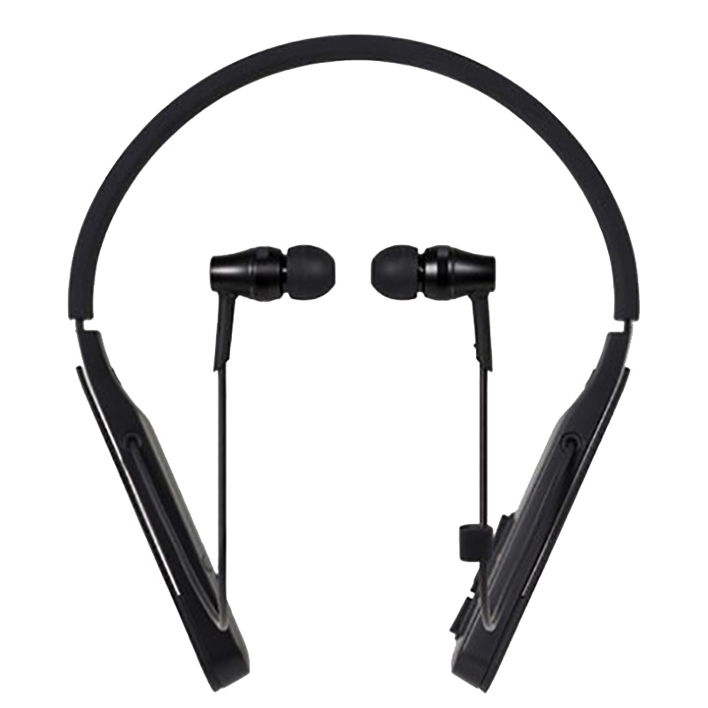 Audio Technica/铁三角 ATH-DSR5BT 黑色无线蓝牙入耳式颈挂耳机
