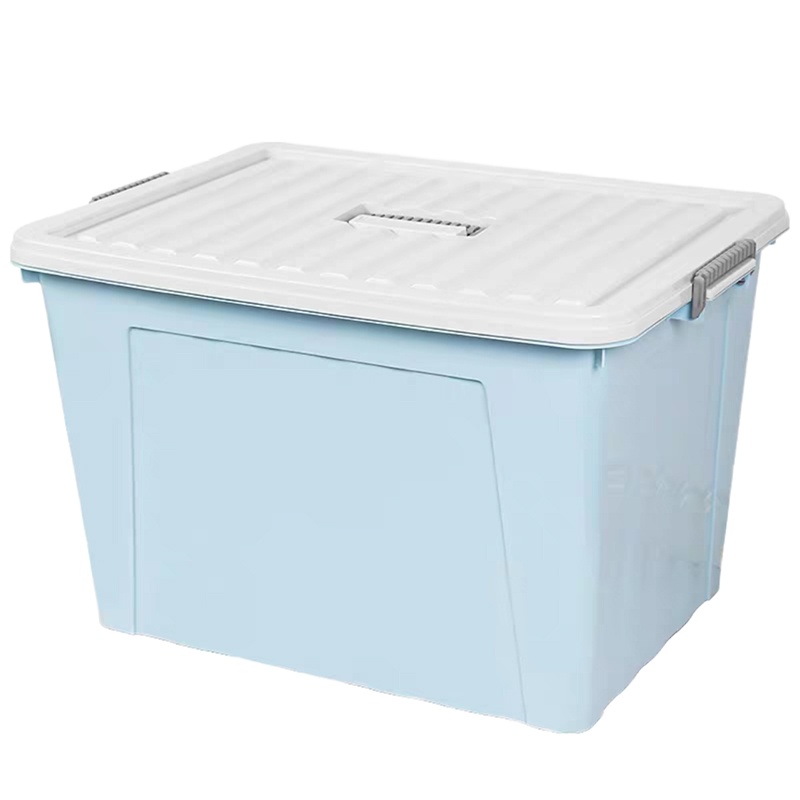 收纳箱子学生宿舍塑料储物盒整理箱 74*54*44cm六底轮 单只装