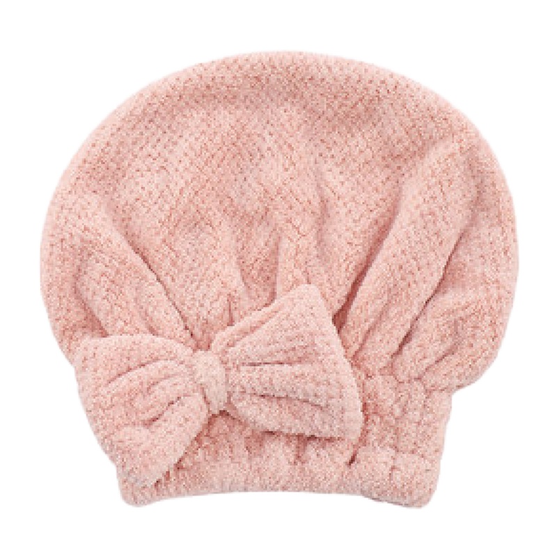 干发帽女吸水速干头发毛巾包头巾格纹浴帽可爱韩国长发干发巾 三维工匠 菠萝粉色干发帽+浴巾