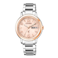 西铁城(CITIZEN)手表 光动能不锈钢表带 商务时尚简约女表 EW2424-50WB